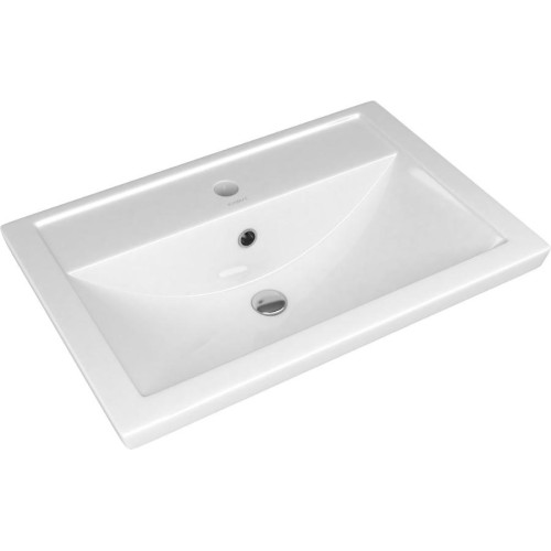 Умывальник мебельный 60 Фостер с отв., белый