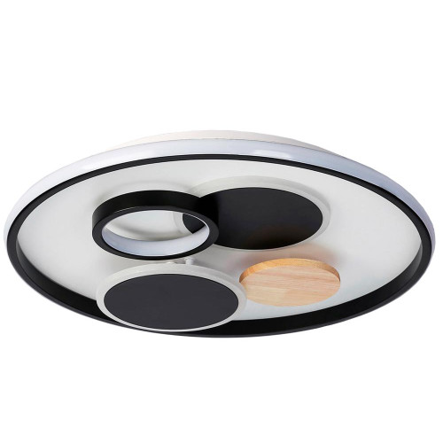 Светильник AMBRELLA FL4802 WH/BK 70W 3000K-6400K d500 белый/черный