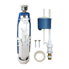 Арматура сантехническая УКЛАД АБ 77.55Л.14.1Н с латунным штуцером, 2-х кнопка, хром