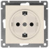 Розетка 2P+Е Universal Афина 16А сл.кость А0028-I