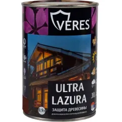 Декоративная пропитка для дерева Veres Ultra Lazura № 4 Орех 0,9 л