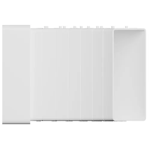 Колено плоское вертикальное разноугловое 612KRPV