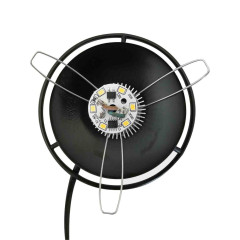 Светильник-ночник (LED) APEYRON из ротанга 220V 2W 6 диодов 3200K 200lm 15x15x18см розовый 12-84