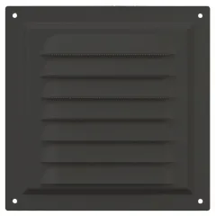 Решетка из тонколистовой стали с покрытием эмалью 1515МЭ Black