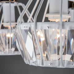 Светильник EUROSVET 70075/5 белый(24м2)