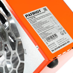 Пушка электрическая PATRIOT PT-Q 3, 220В, ТЭН