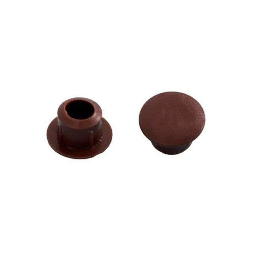 Заглушка под отверстие D10 мм (12шт.) вишня