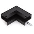 Коннектор угловой внутренний Slim Magnetic 85093/00 для встраиваемого шинопровода черный