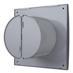 Вентилятор осевой D100 AURA 4C dark gray metal с обратным клапаном