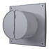 Вентилятор осевой D100 AURA 4C dark gray metal с обратным клапаном