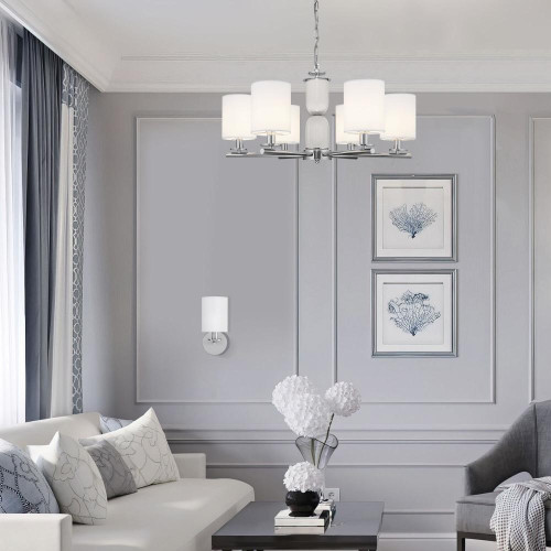 Светильник настенный EUROSVET 60146/1 никель(2м2)