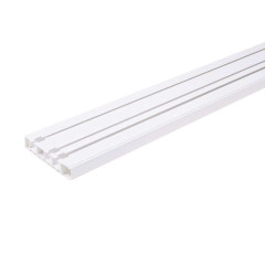 Карниз Ле-Гранд Стандарт 2,4м (3ряд) белый без поворота (5)