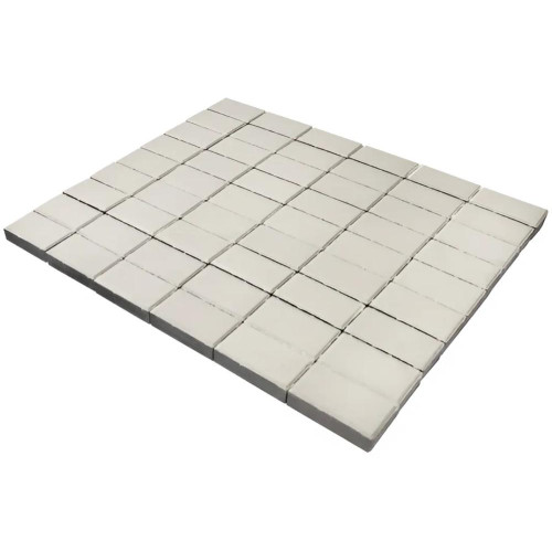 Плитка тротуарная вп  Кирпич 200*100*40 (белый) Старая фаска (972/880 шт/п, 19,44/17,6 м2) РАСПРОДАЖА