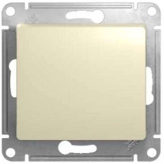 Переключатель 1-кл GLOSSA перекрестный бежевый GSL000271 (426238)