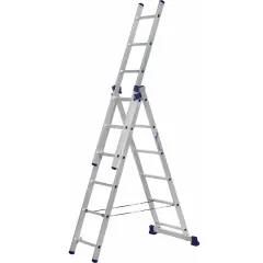 Лестница АЛЮМЕТ трехсекционная 3х 6 (5306)