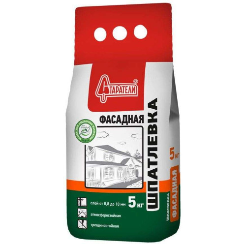 Шпатлёвка СТАРАТЕЛИ ФАСАДНАЯ 5 кг