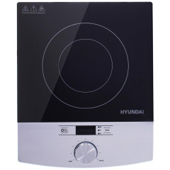 Эл. плита индукционная HYUNDAI HYC-0102 серебристый/черный