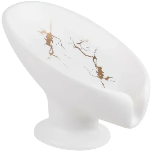 Мыльница PERFECTO LINEA ELEGANCE белая