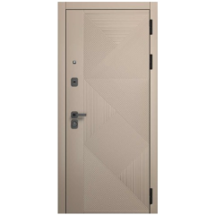 /Дверь метал. Luxor 2МДФ Геометрия (2050*860, Правая) АКЦИЯ!