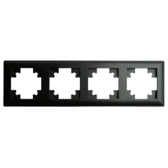 Рамка 4-пост Катрин черный PFR00-7004-05