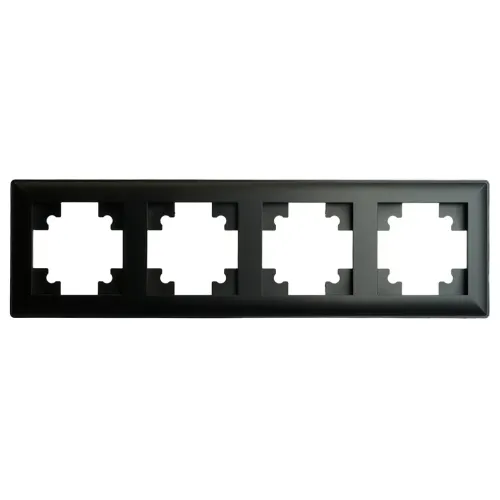 Рамка 4-пост Катрин черный PFR00-7004-05