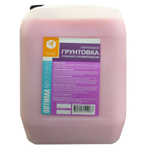 Грунт APIS оптима глуб/проник. розовый 10кг