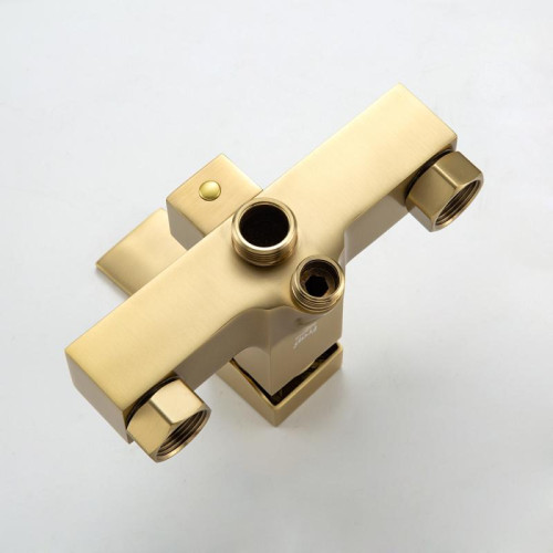 Смеситель для ванны FRAP F2291-3 сатин золотой