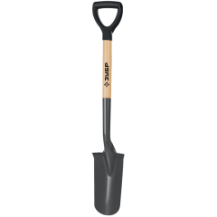 Лопата дренажная ЗУБР Фаворит деревянный черенок 353х152х1120 мм (4-39515)