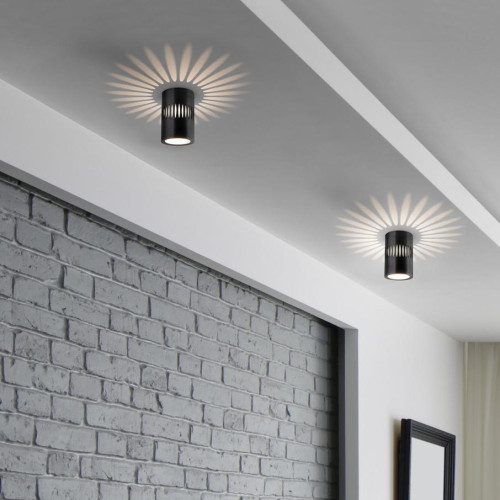 Светильник накладной ES DLS026 7W 4200K черный