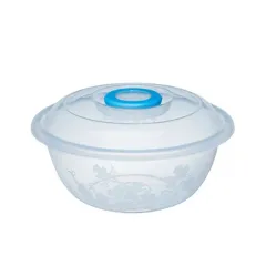 Таз Изобилие 6л с крышкой прозрачный Э-072/120