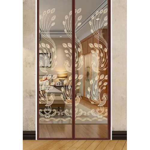 Штора антимоскитная для двери на магнитах DX image XH-03 BROWN 100х210см