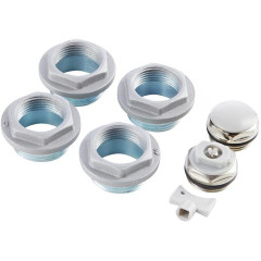 Набор для установки радиатора ROYAL THERMO СЕРЕБРИСТЫЙ ф 3/4