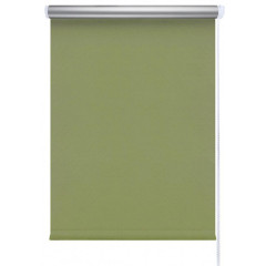 Рулонные жалюзи Блэкаут сильвер 72,5*175 цвет зеленый
