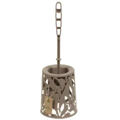 Ёрш для туалета напольный IDEA Флора, пластик, французский серый М 5026 (414083)