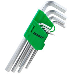 Набор ключей шестигранных ВОЛАТ 1,5-10мм 9шт длинн (11010-09)