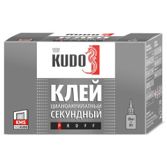 Клей KUDO PROFF цианоакрилатный секундный 20гр (112911)