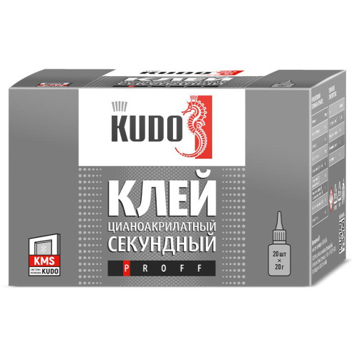 Клей KUDO PROFF цианоакрилатный секундный 20гр (112911)
