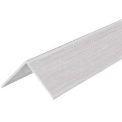 Угол ПВХ ДЕКОНИКА 30*30*2,7 Алюминий №186