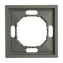 Рамка 1-пост ЭМИЛИ платиново-серый PFR00-5001-10