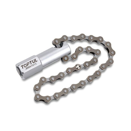 Съемник масляного фильтра TOPTUL (JDDA1612) цепной d120мм