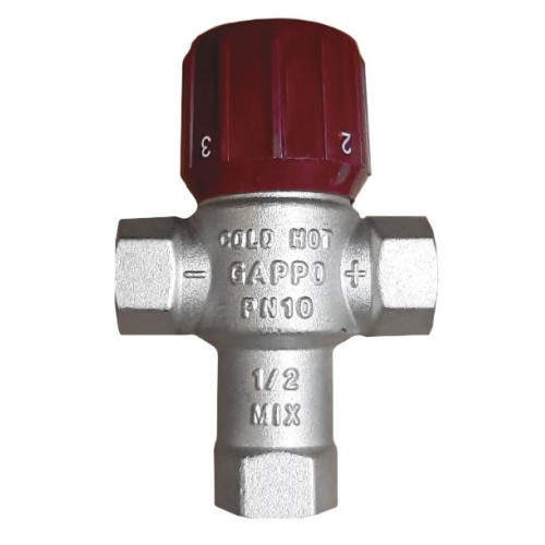 Клапан трехходовой для ГВС GAPPO термосмесительный ф 1/2