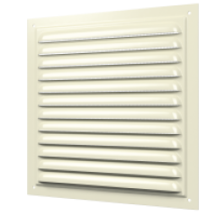 Решетка из тонколистовой стали с покрытием эмалью 1515МЭ ivory