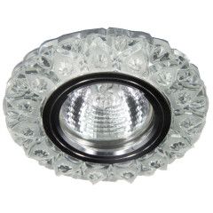 Свет. точ. FT980 SMD/MR16 4000К хром/зеркальный/прозрачный(*1)