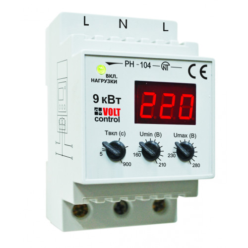 Реле контроля напряжения НОВАТЕК РН-104 40А (636436)