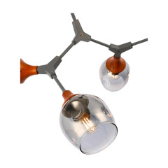 Светильник EVOLUCE SLE113402-05 E27 5*60W серый