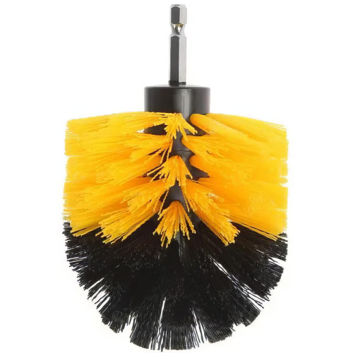 Насадка для шуруповерта ТУНДРА щетка, d=85 мм, высота 125 мм, шестигранный хвостовик (9022476)