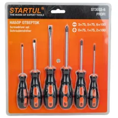 Набор отверток STARTUL PROFI 6 шт (ST3033-6)
