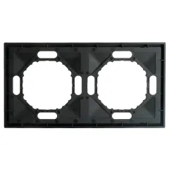 Рамка 2-пост ЭМИЛИ черный PFR00-5002-05