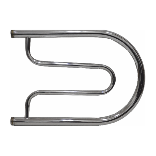 Полотенцесушитель нерж. AQUATER Фокстрот-ПЛ-1 320/500 без полок (Базовая+крепеж)