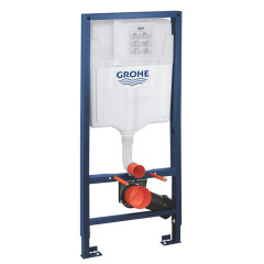 Инсталляция для унитаза GROHE Rapid Sl 3в1 38772001WHITE (квадратная клавиша, белая)